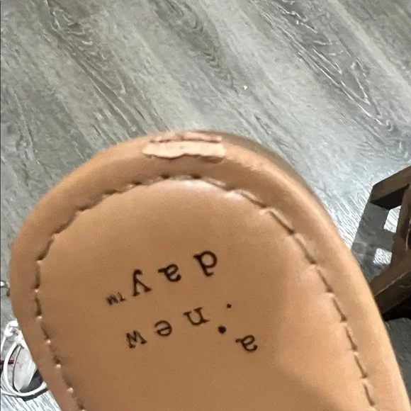 a new day Braided Slide Sandals in Beige, Gold, Taupe - Picture 3 of 3